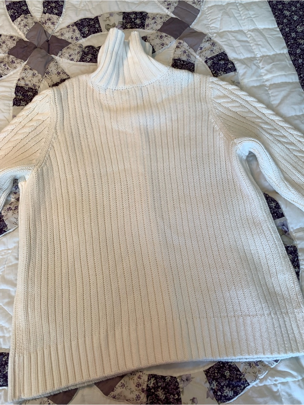 St. John's Bay Cream Cable-Knit Button Cardigan - Picture 3 of 13